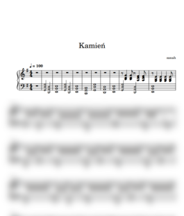 Kamień (Asnyk) – sanah