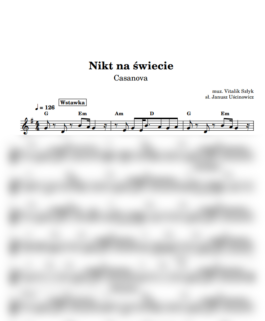 Nikt na świecie – Casanova