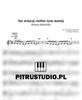 Im więcej ciebie tym mniej – Natalia Kukulska