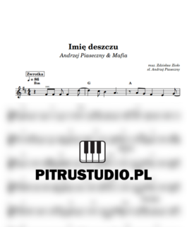 Imię deszczu – Andrzej Piaseczny & Mafia