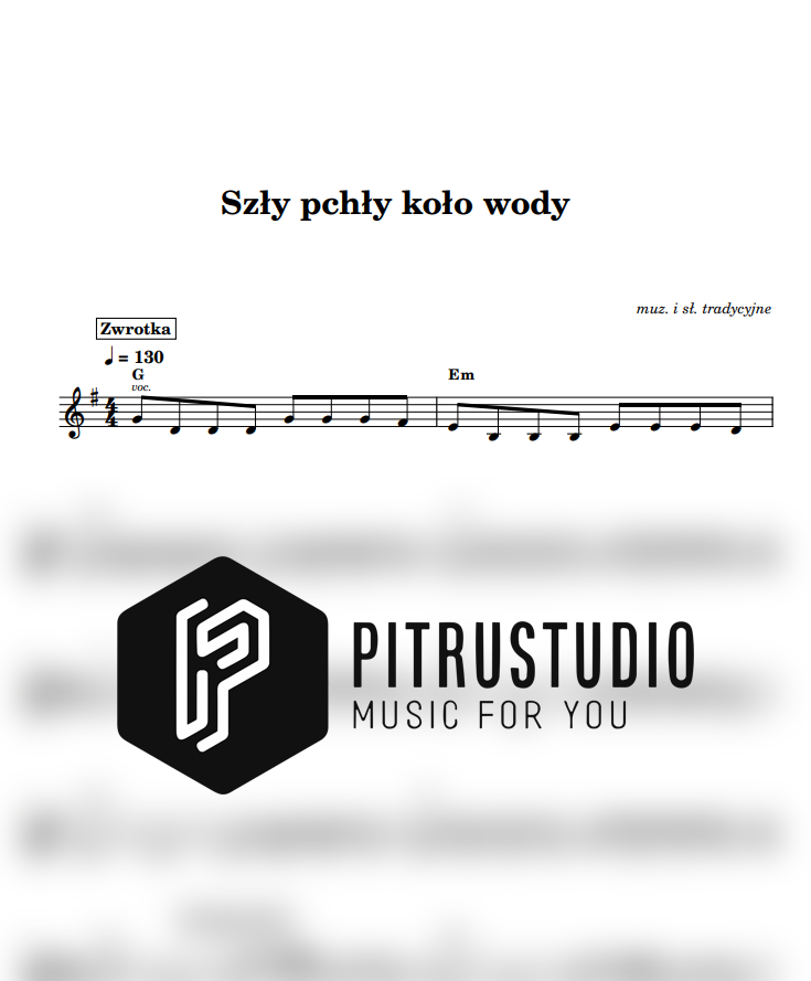 Szły pchły koło wody szły pchły koło wody