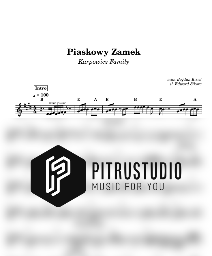 Karpowicz Family - Piaskowy zamek piaskowy zamek