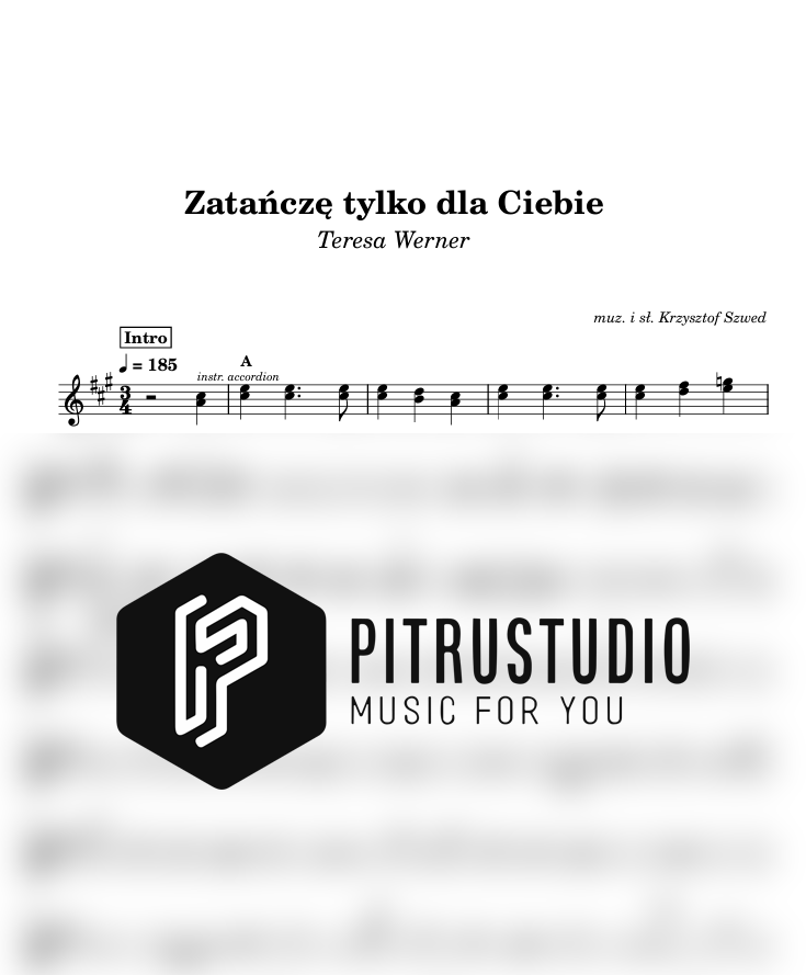 Teresa Werner - Zatańczę tylko dla Ciebie zatańczę tylko dla ciebie