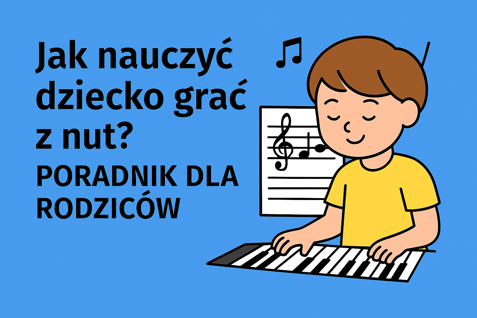 You are currently viewing Jak nauczyć dziecko grać z nut? Poradnik dla rodziców