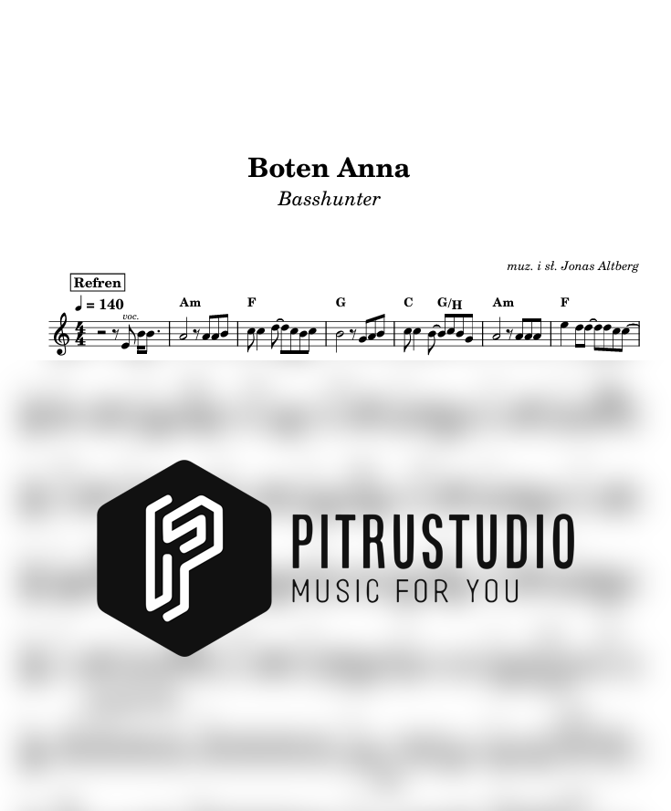 Basshunter - Boten Anna boten anna