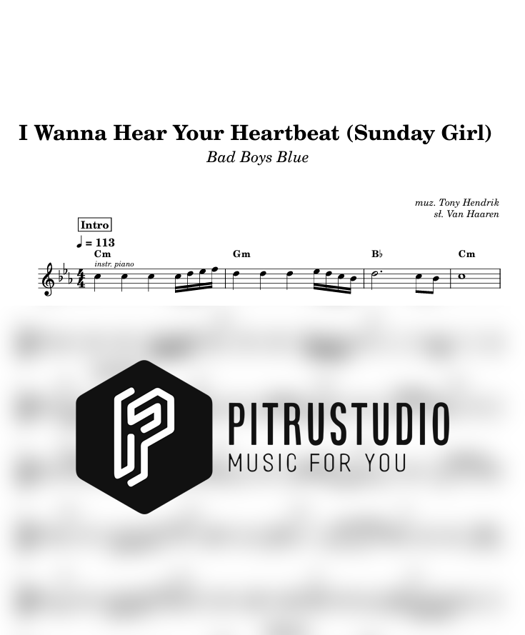 i wanna hear your heartbeat (sunday girl)