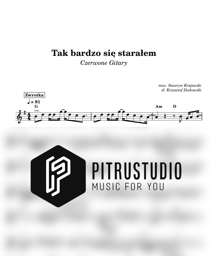 Czerwone Gitary - Tak bardzo się starałem tak bardzo się starałem