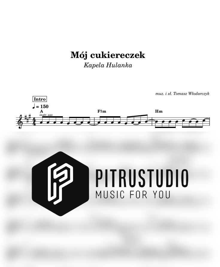 mój cukiereczek nuty