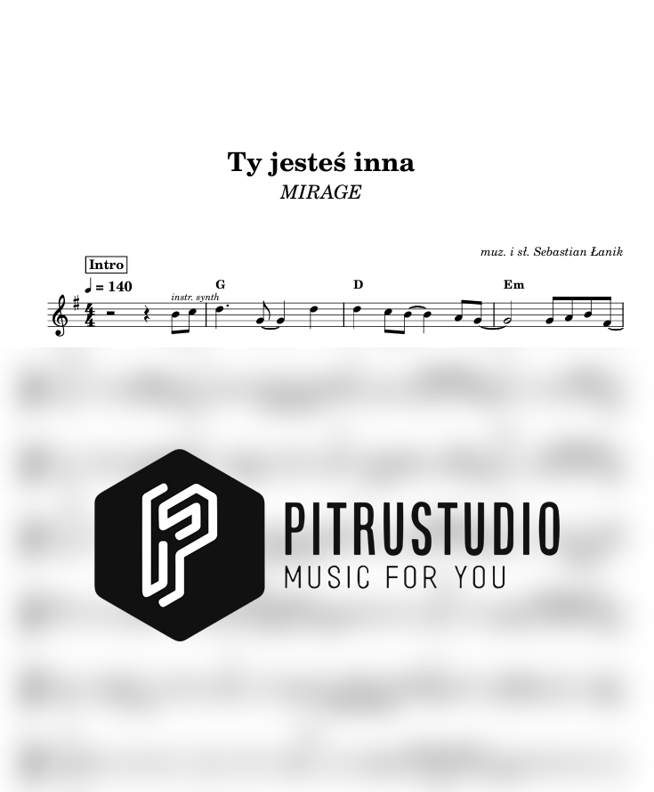 ty jesteś inna nuty