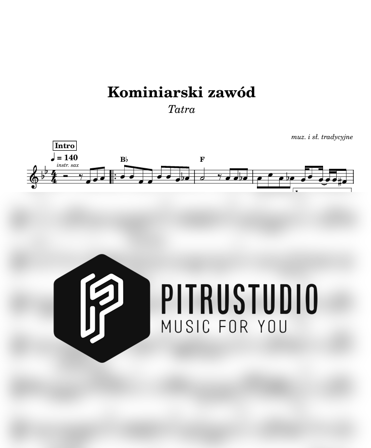 kominiarski zawód nuty