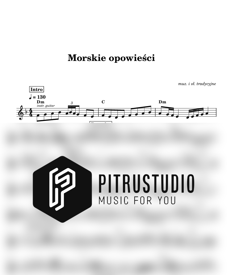 morskie opowieści nuty
