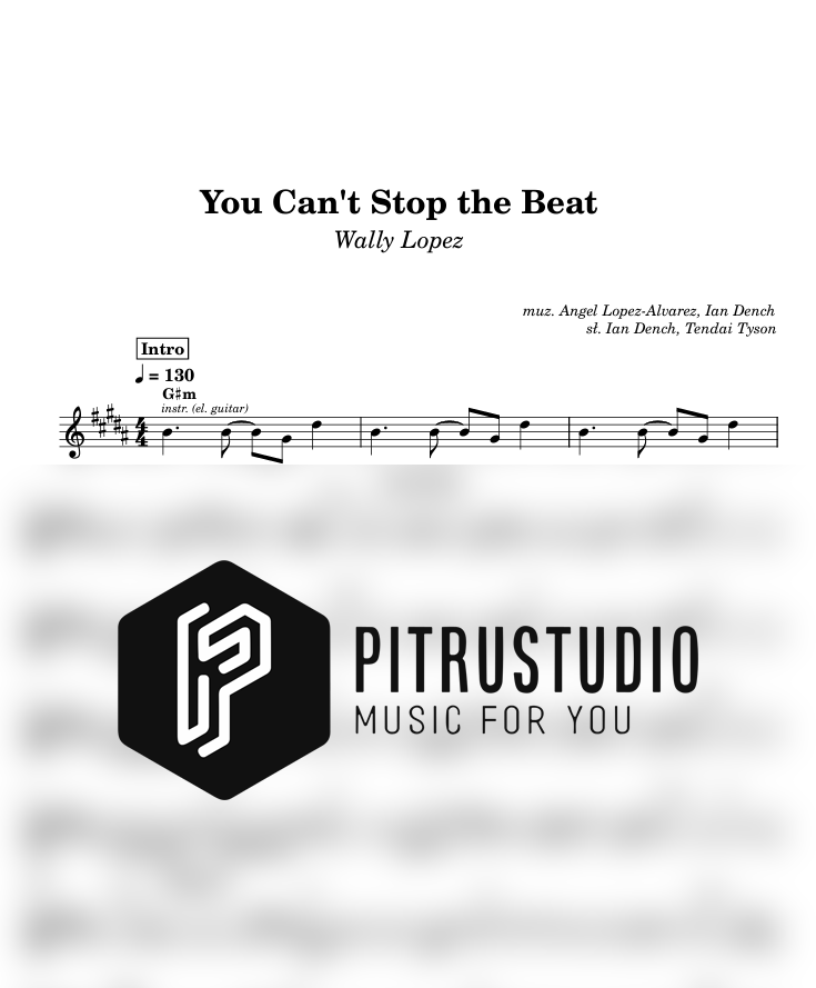 you can't stop the beat nuty