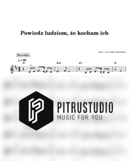 Powiedz ludziom że kocham ich