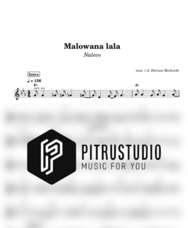 malowana lala nuty nalevo