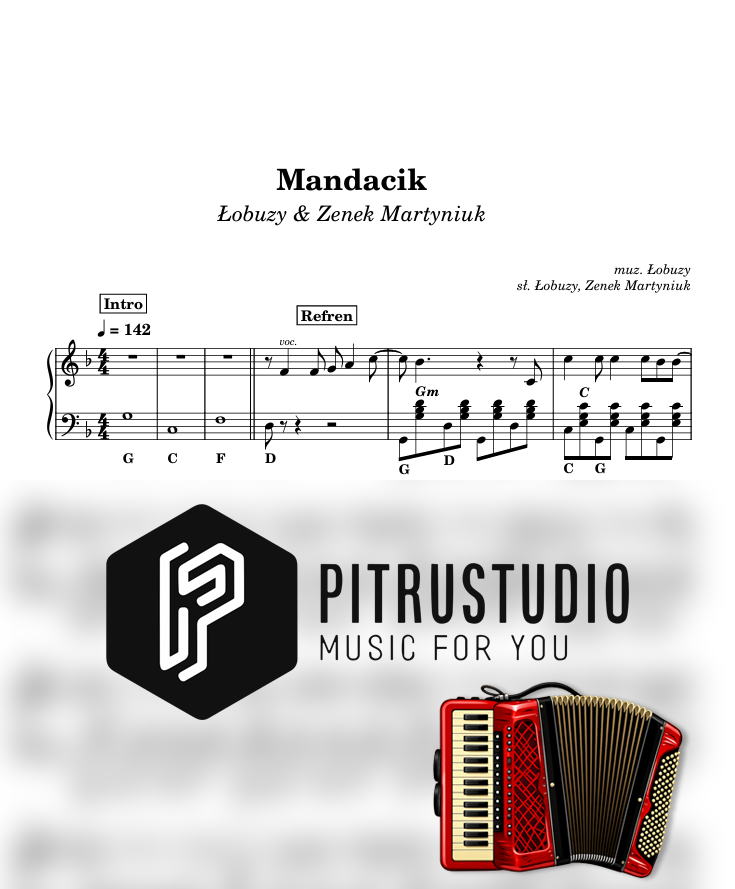 mandacik nuty akordeon