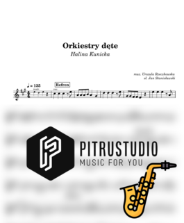 orkiestry dęte nuty sax alt