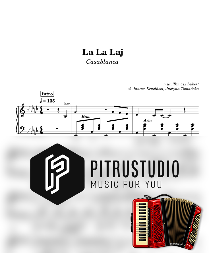 Casablanca - La la laj la la laj nuty akordeon