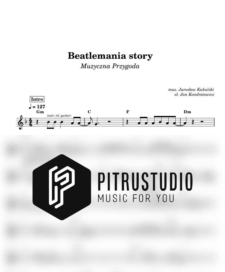beatlemania story nuty