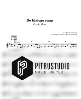 do białego rana nuty