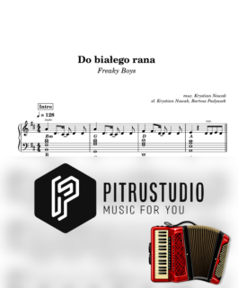 do białego rana nuty akordeon