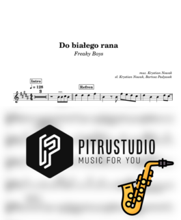 do białego rana nuty sax alt