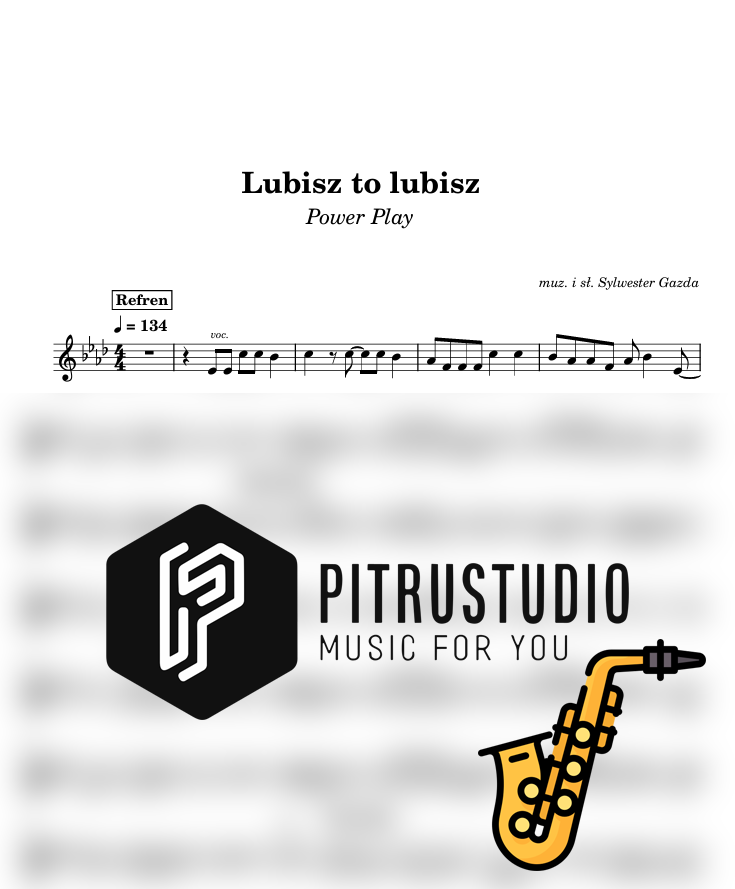 lubisz to lubisz nuty sax alt