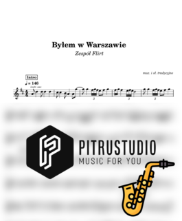 byłem w warszawie nuty sax alt