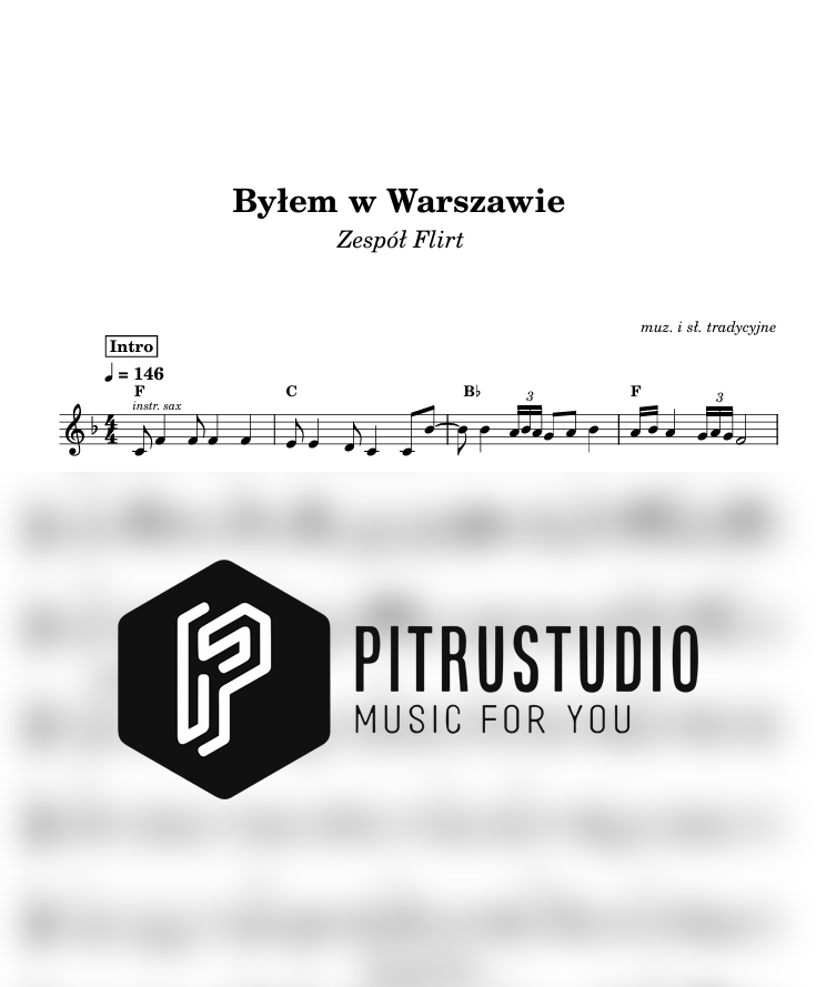 byłem w warszawie nuty
