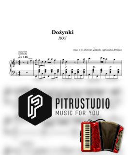 dożynki nuty akordeon