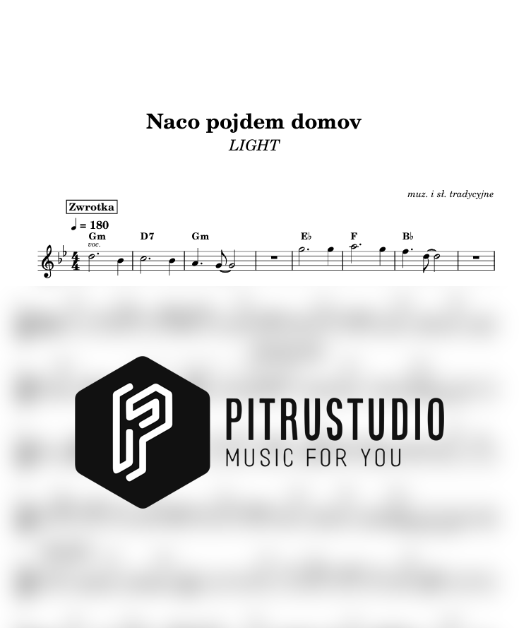 naco pojdem domov nuty