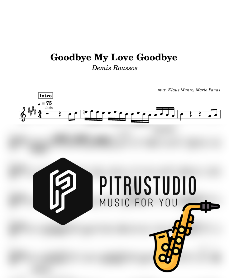 goodbye my love goodbye nuty sax alt