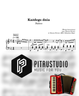 każdego dnia nalevo nuty akordeon