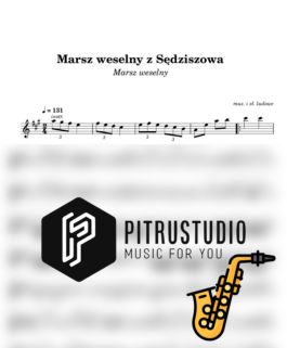 marsz weselny z sędziszowa nuty sax alt