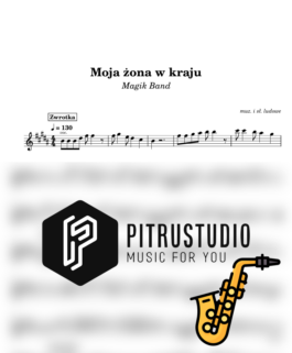 moja żona w kraju nuty sax alt