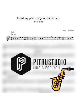 siedzę pół nocy w okienku nuty sax alt