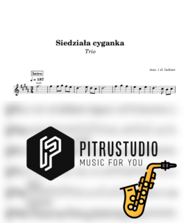 siedziała cyganka nuty sax alt