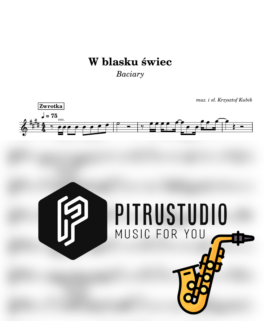 w blasku świec baciary nuty sax alt