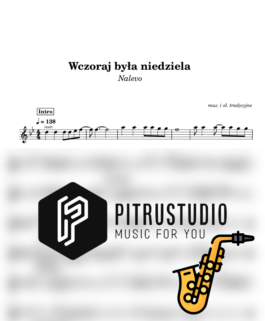 wczoraj była niedziela nuty sax alt